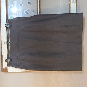 Banana Republic Micro Chevron Patterned Pencil Skirt